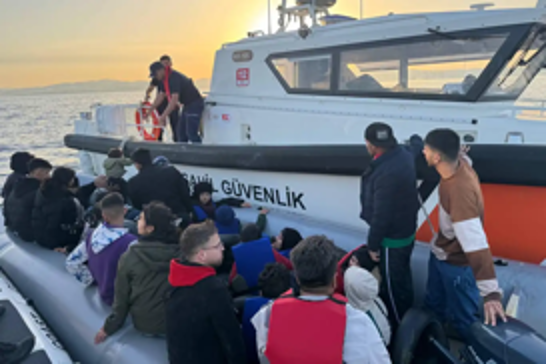 Turkish Coast Guard rescues over 130 migrants in Aegean Sea