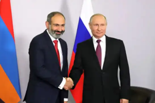 بوتين يلتقي مع باشينيان في موسكو
