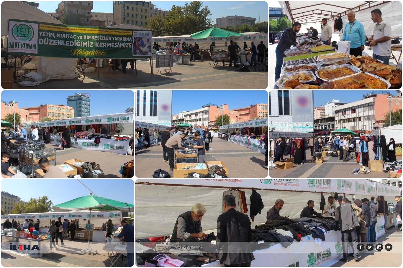 Diyarbakır'da ihtiyaç sahibi aileler yararına kurulan kermes devam ediyor Diyarbakır'da ihtiyaç sahibi aileler yararına kurulan kermes devam ediyor