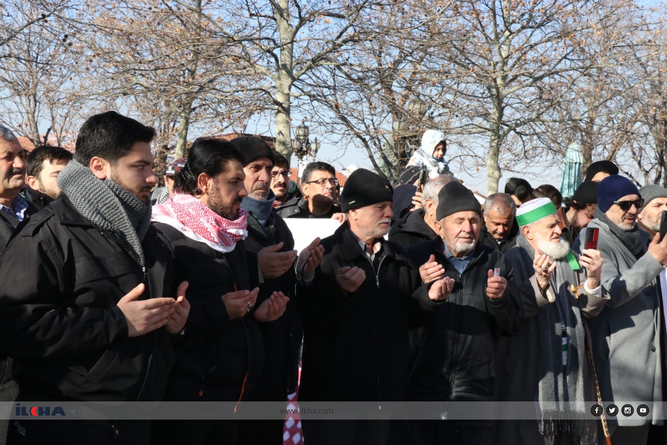Ankara'da İzzeddin el-Kassam Tugayları komutanları için gıyabi cenaze namazı kılındı