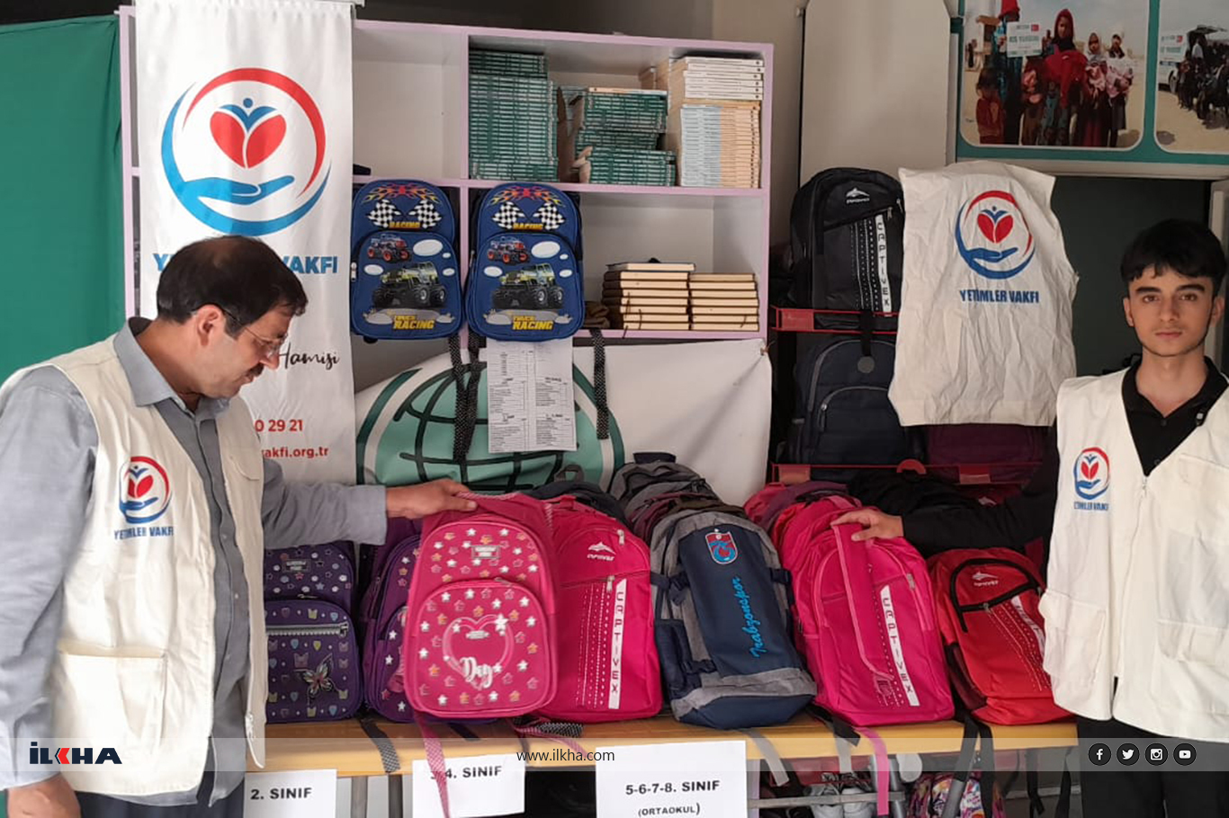 Yetimler Vakfı'ndan Malatya'da öğrencilere kırtasiye desteği Yetimler Vakfı'ndan Malatya'da öğrencilere kırtasiye desteği