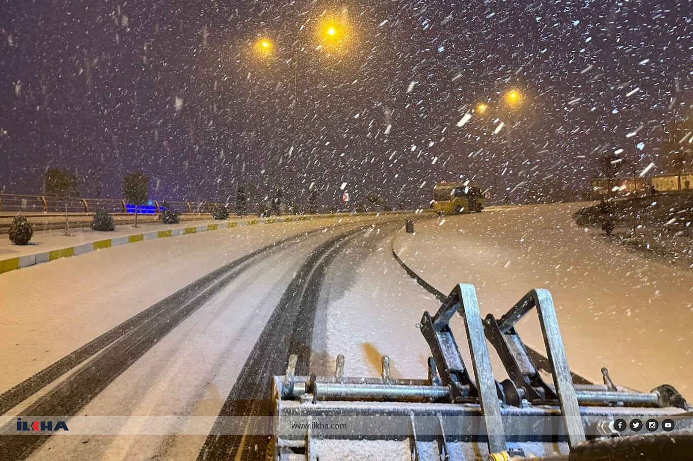 Mardin’de yılın ilk karı yağdı