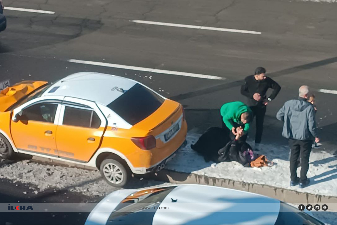 Gizli buzlanma kazaya neden oldu: 1 yaralı