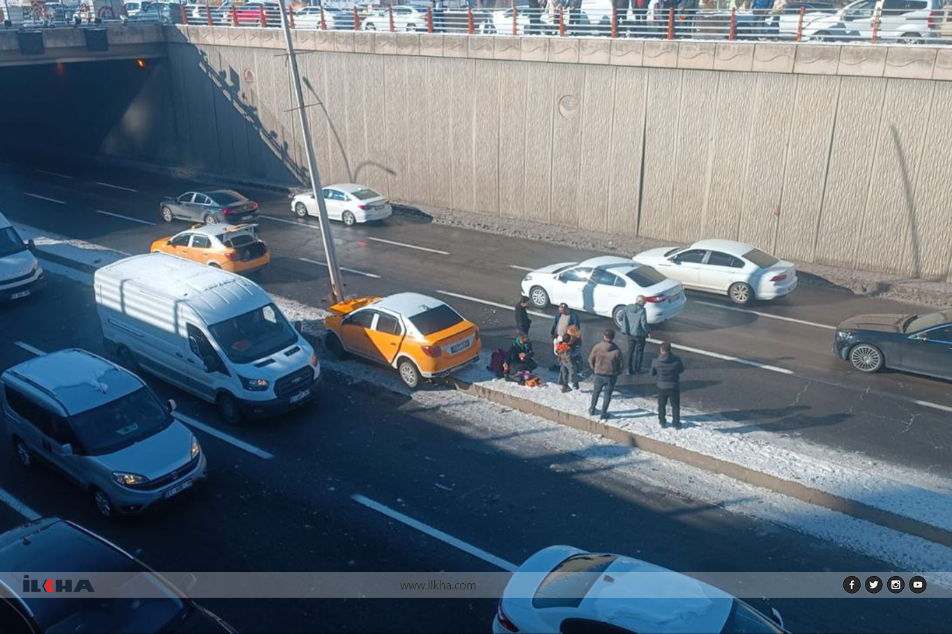 Gizli buzlanma kazaya neden oldu: 1 yaralı