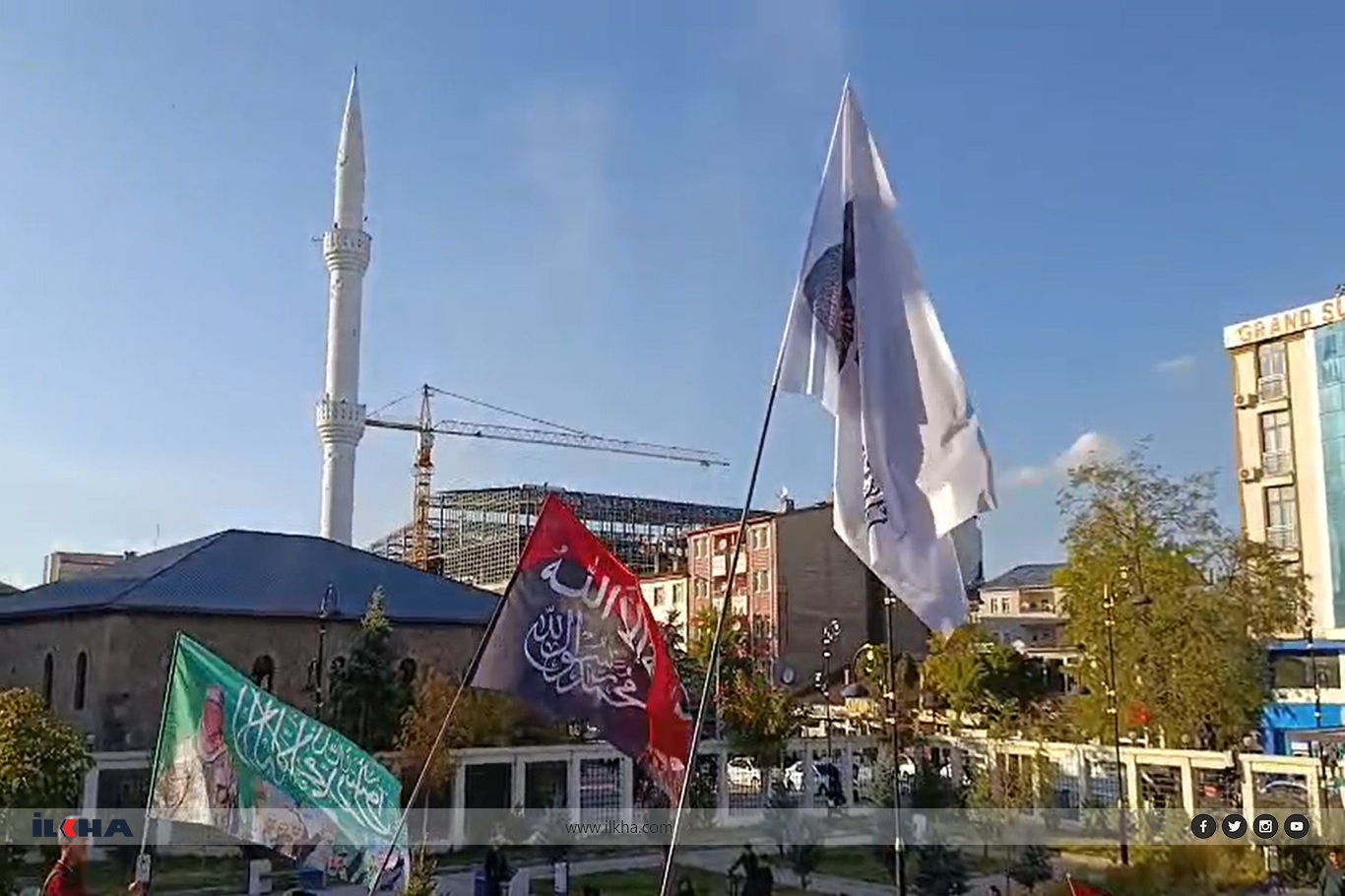 Ağrı'da Aksa Tufanı'na destek yürüyüşü düzenlendi Ağrı'da Aksa Tufanı'na destek yürüyüşü düzenlendi
