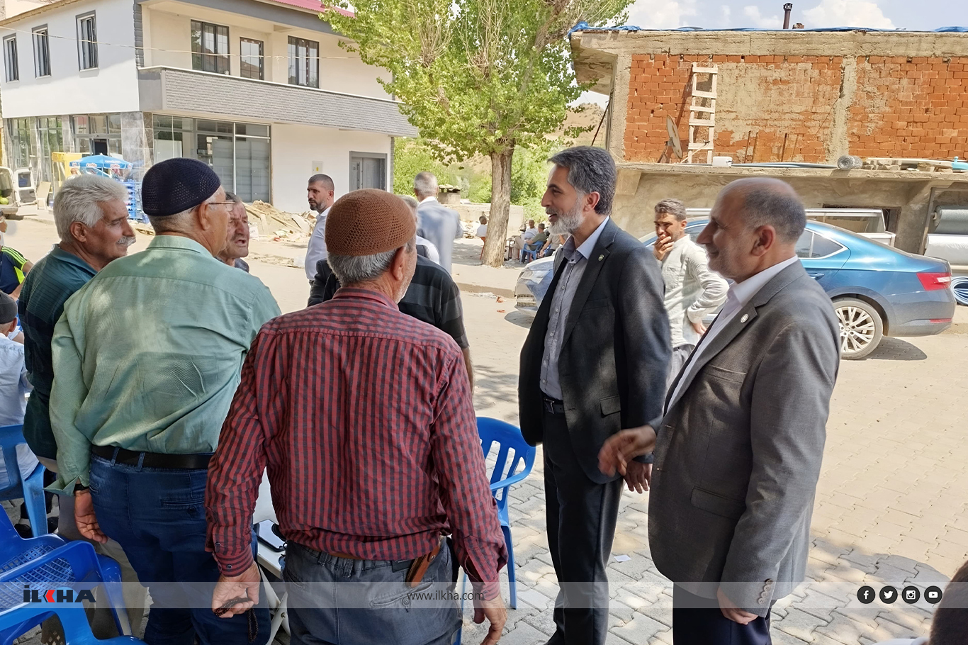 HÜDA PAR heyetinden Servi köyüne ziyaret HÜDA PAR heyetinden Servi köyüne ziyaret