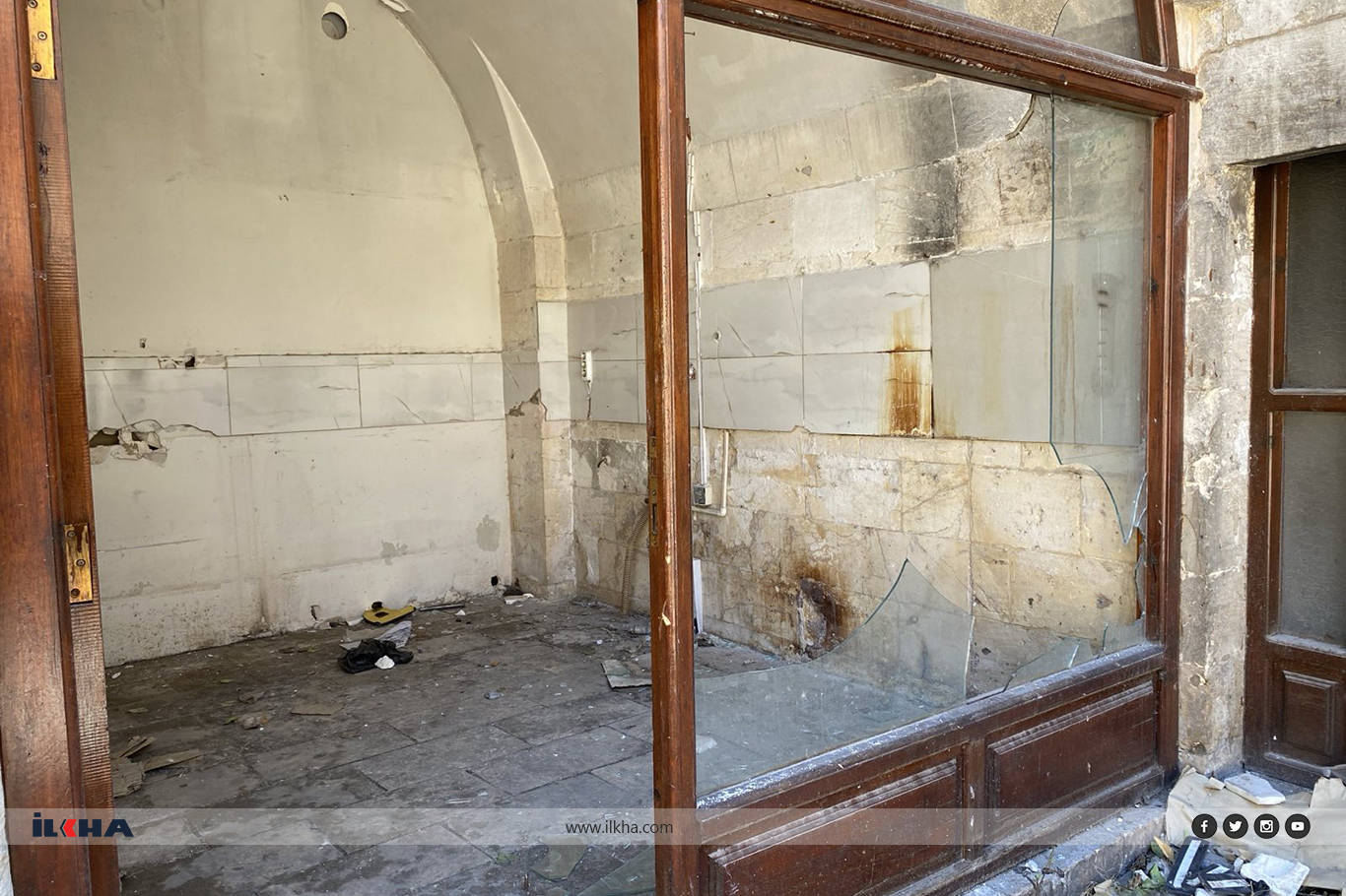 Şanlıurfa'daki tarihi Barutçu Hanı madde bağımlılarının meskeni oldu Şanlıurfa'daki tarihi Barutçu Hanı madde bağımlılarının meskeni oldu