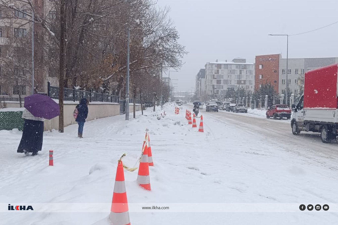 Van’da kar yağışı yeniden şiddetlendi: 625 yerleşim yerinin yolu kapandı