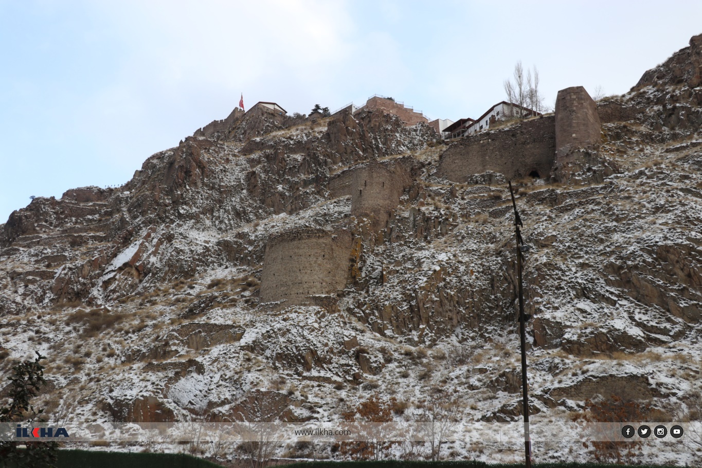 Ankara’da yeni yılın ilk gününde kar manzaraları