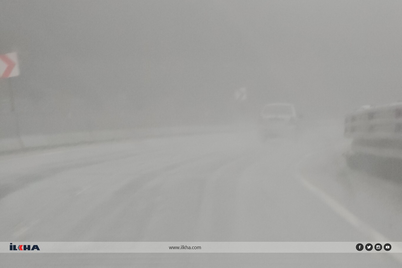 Bursa–Balıkesir kara yolunda yoğun sis etkili oldu