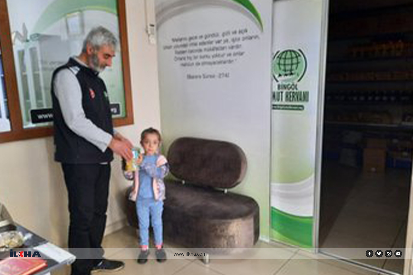 Minikler paralarını Gazze için bağışladı Minikler paralarını Gazze için bağışladı