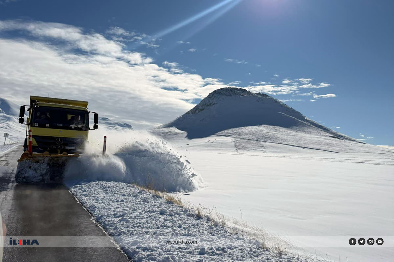 Doğuda 5 ilde 1874 yerleşim yeri kar nedeniyle ulaşıma kapandı