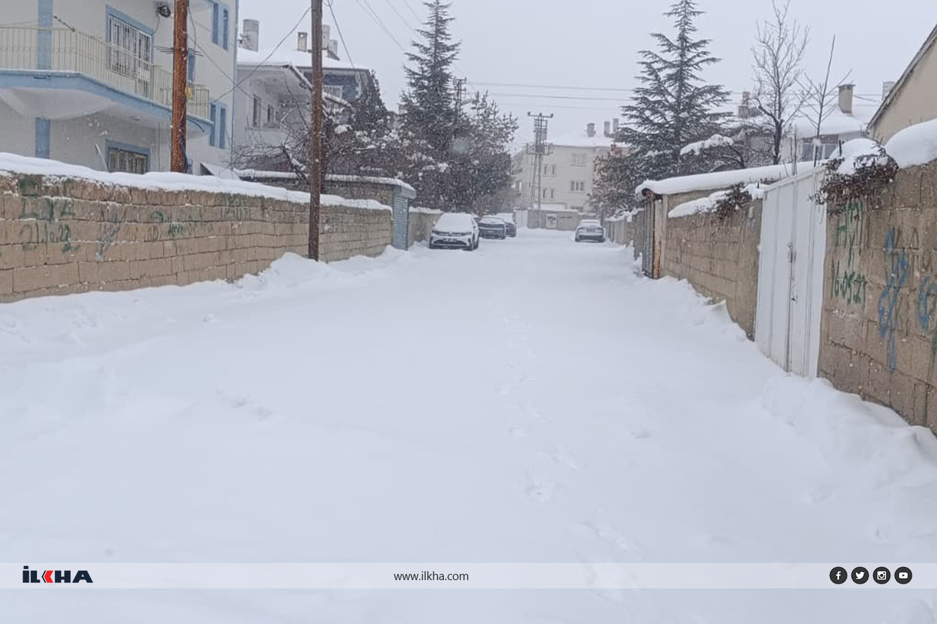 Van’da kar yağışı yeniden şiddetlendi: 625 yerleşim yerinin yolu kapandı