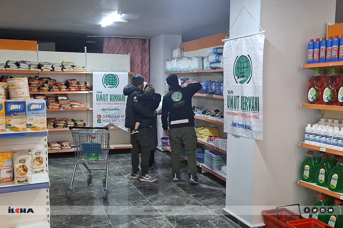 Umut Kervanı Van’da Regaib Kandili vesilesiyle onlarca aileyi sevindirdi