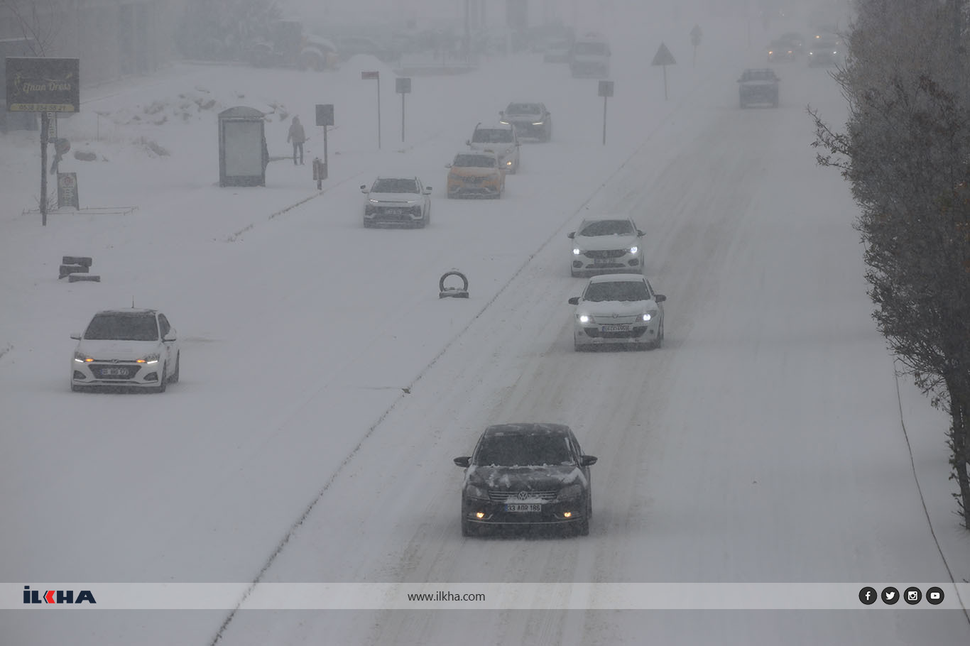 Diyarbakır’da karla mücadele yetersiz kaldı, ulaşım aksadı