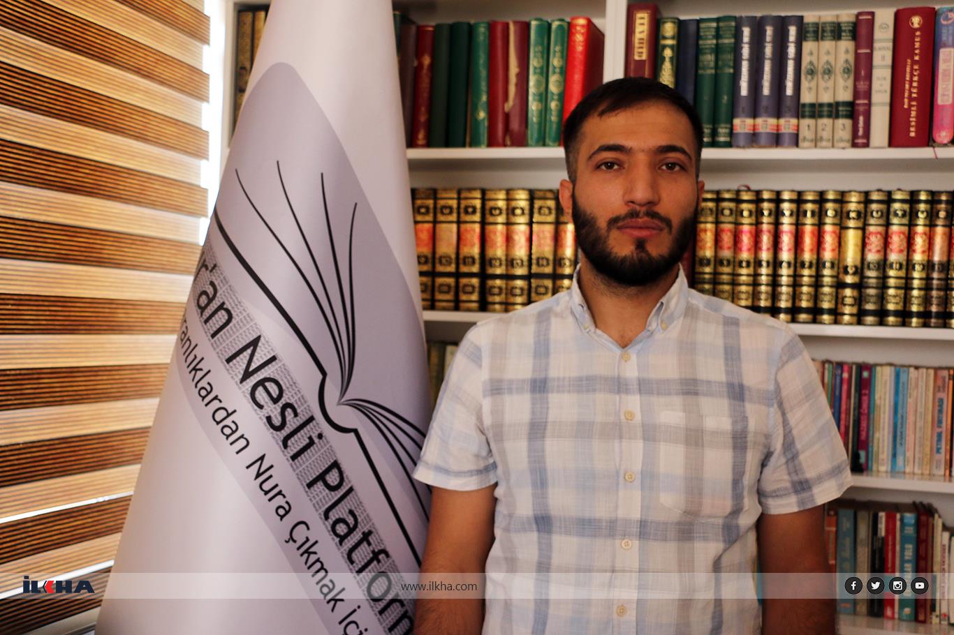 Kur'an Nesli Platformu Şanlıurfa Koordinatörlüğü Sözcüsü Muhammed Mehdi Evyapan