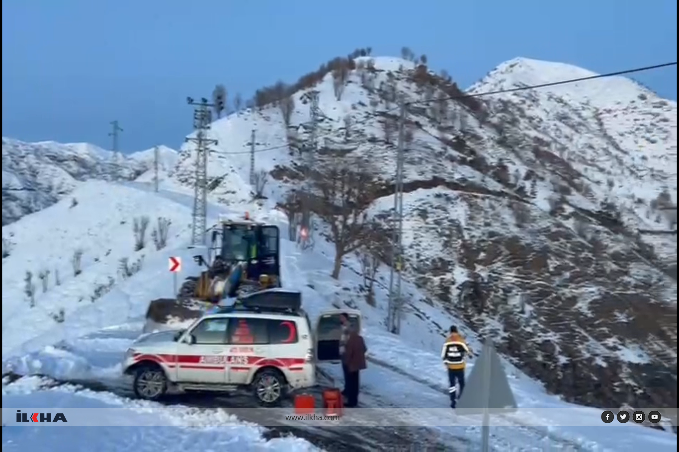 Zorlu kış şartlarında Diyarbakır’da acil sevkler gerçekleştirildi