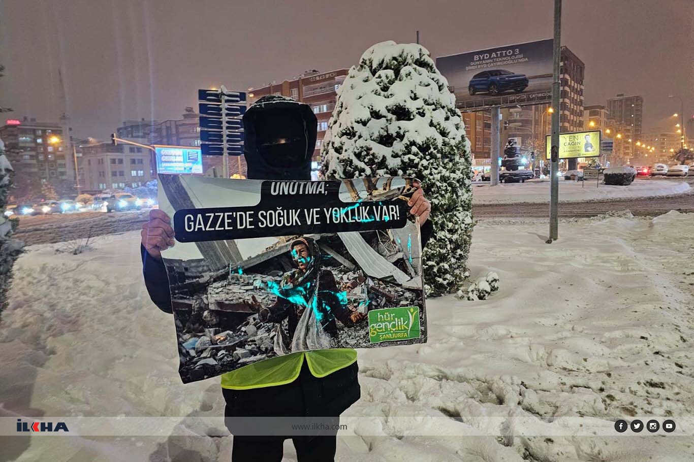 Hür Gençlik Şanlıurfa’dan Gazze için anlamlı farkındalık çalışması