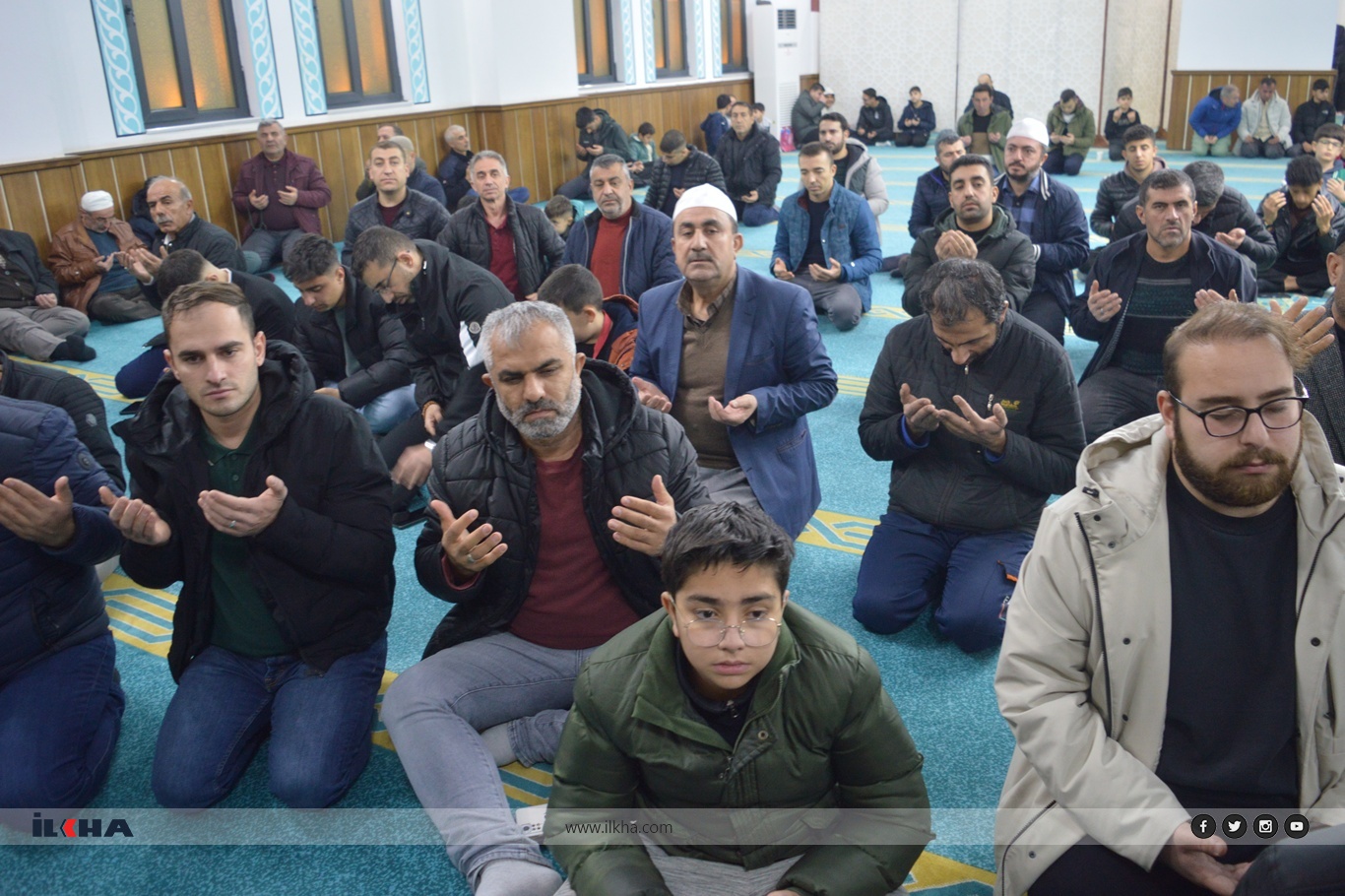 Siirt’te Regaib Kandili’nde Filistin ve mazlum coğrafyalar için dualar edildi