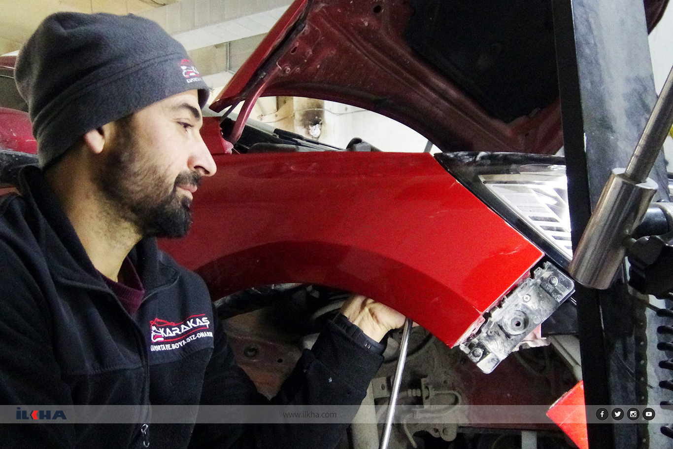 Yağışlar kazaları artırdı, kaportacılar taleplere yetişemiyor