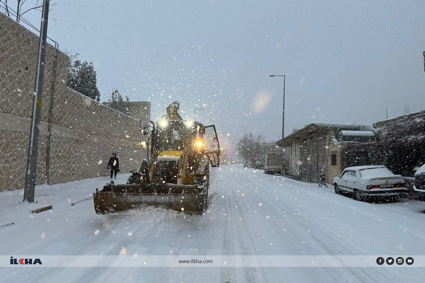 Mardin’de yılın ilk karı yağdı