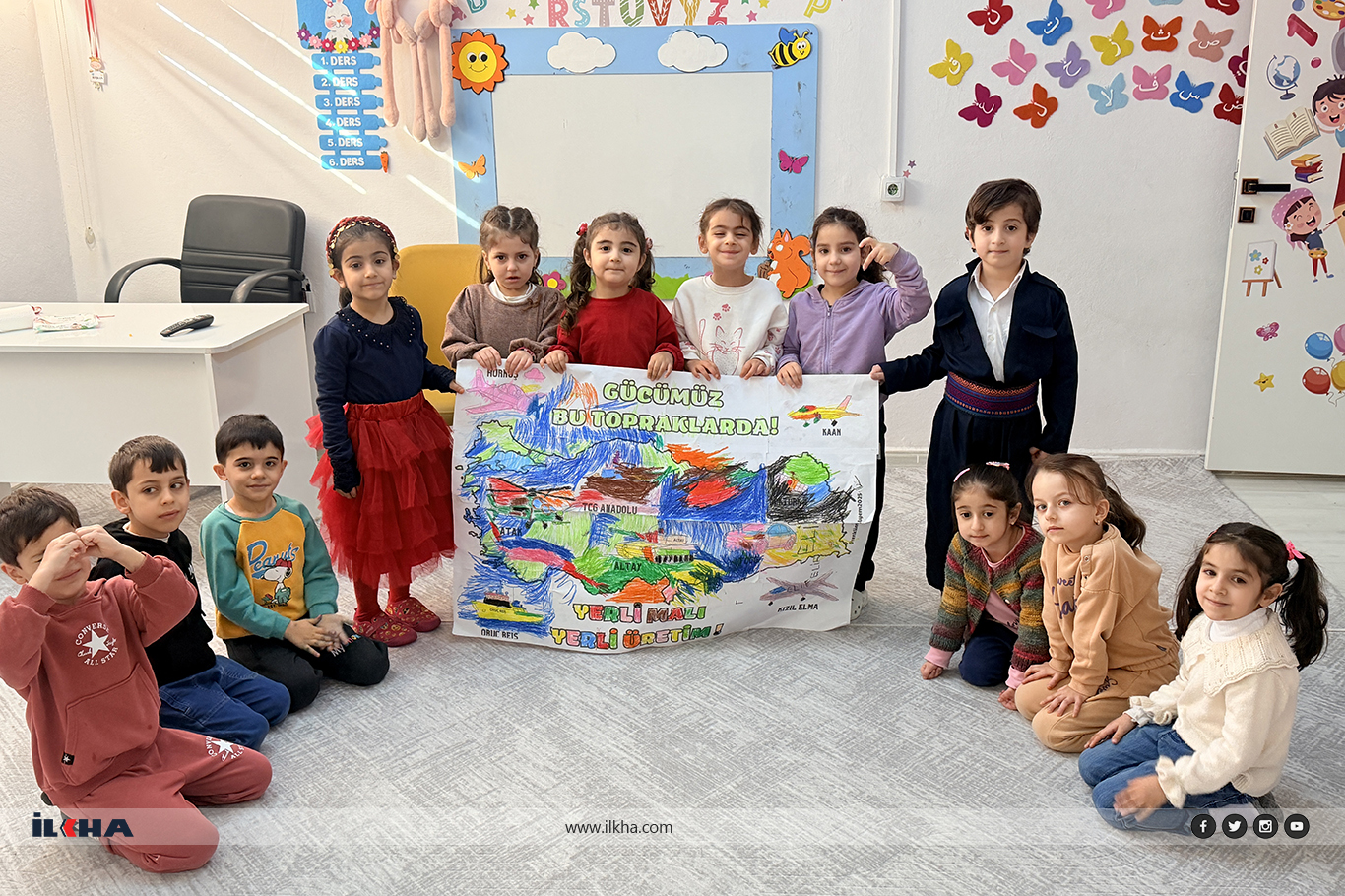 Kuran kursu öğrencileri 'Yerli Malı Haftası’nda eğlendi