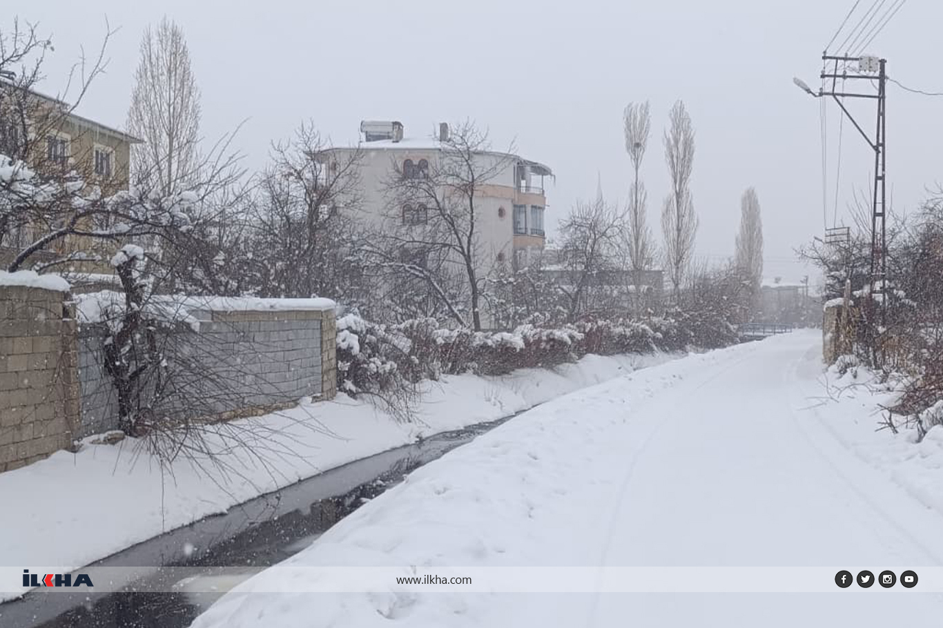 Van’da kar yağışı yeniden şiddetlendi: 625 yerleşim yerinin yolu kapandı