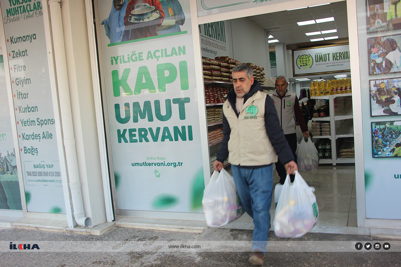 Gaziantep Umut Kervanı üç aylar münasebetiyle yüzlerce ailenin yüzünü güldürdü