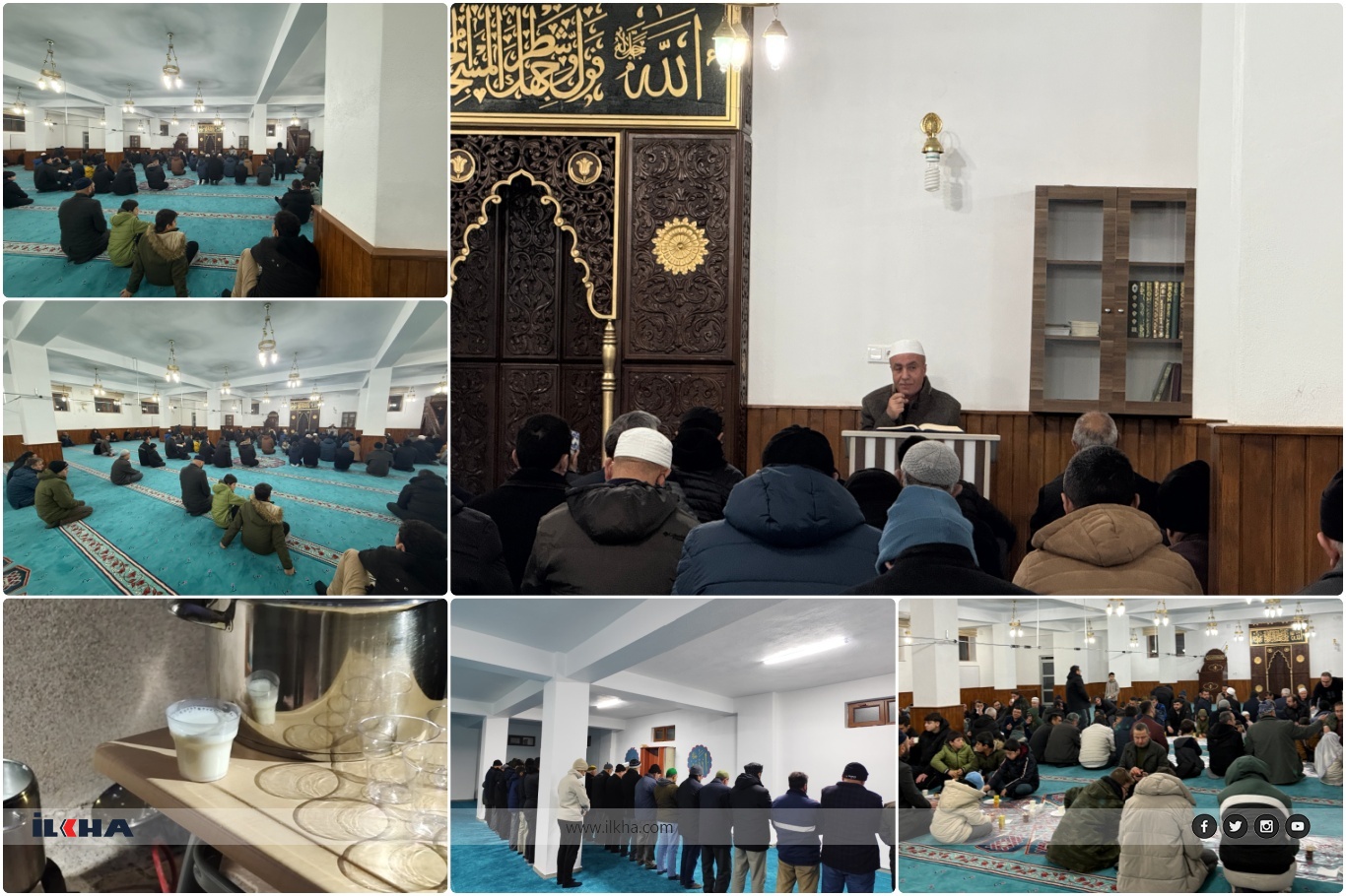 Konya’da gençler yeni yılın ilk sabah namazında buluştu