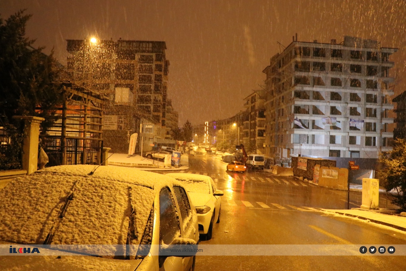 Ankara’da kar yağışı etkili oldu