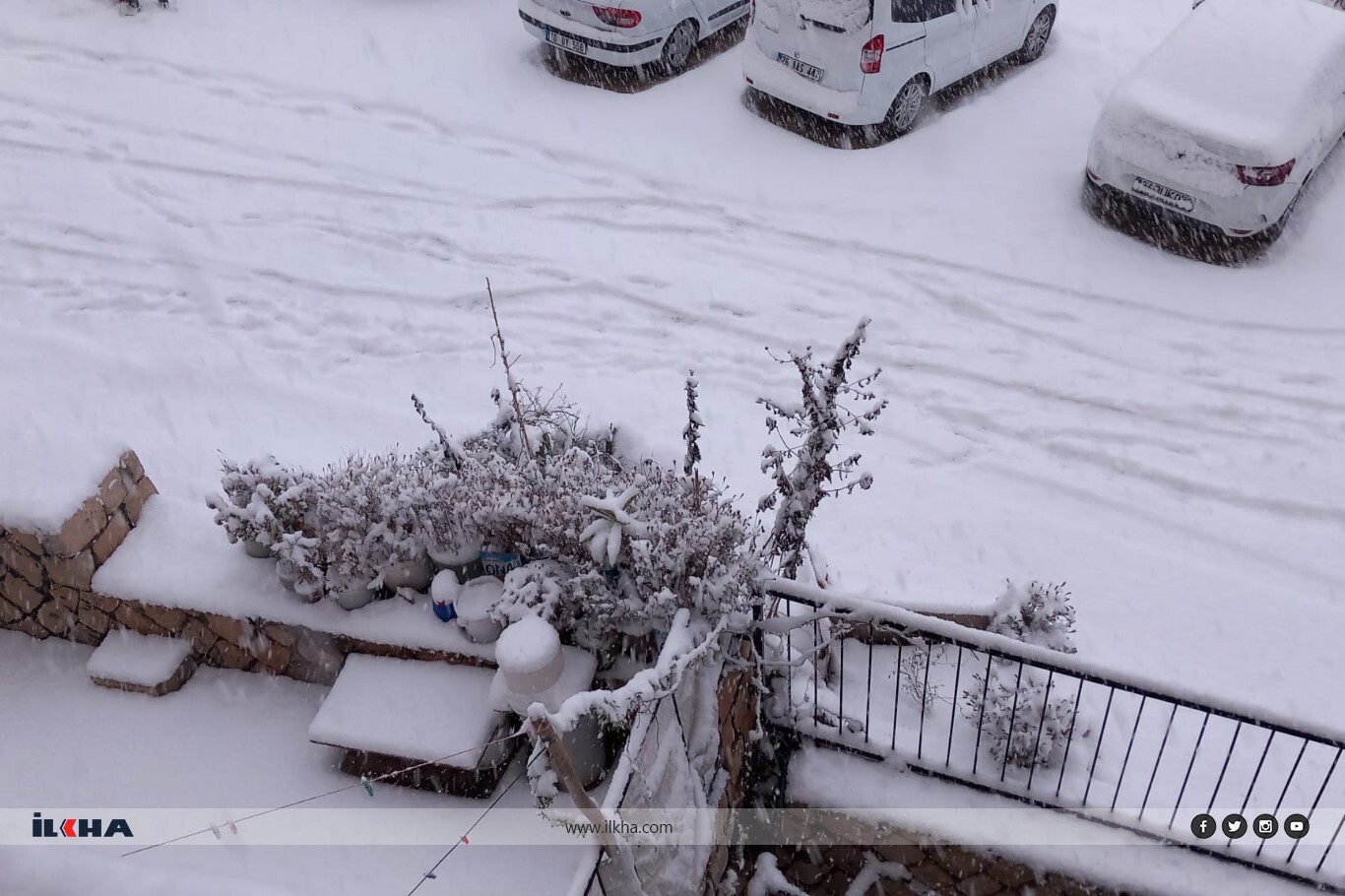 Mardin’de yılın ilk karı yağdı