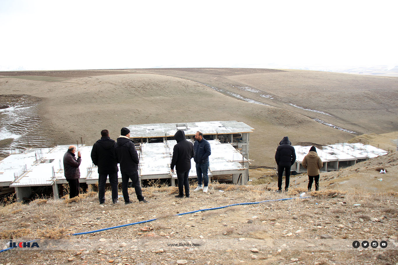 Taşlıçay'da TOKİ sakinler: "Dere yatağına konut istemiyoruz"