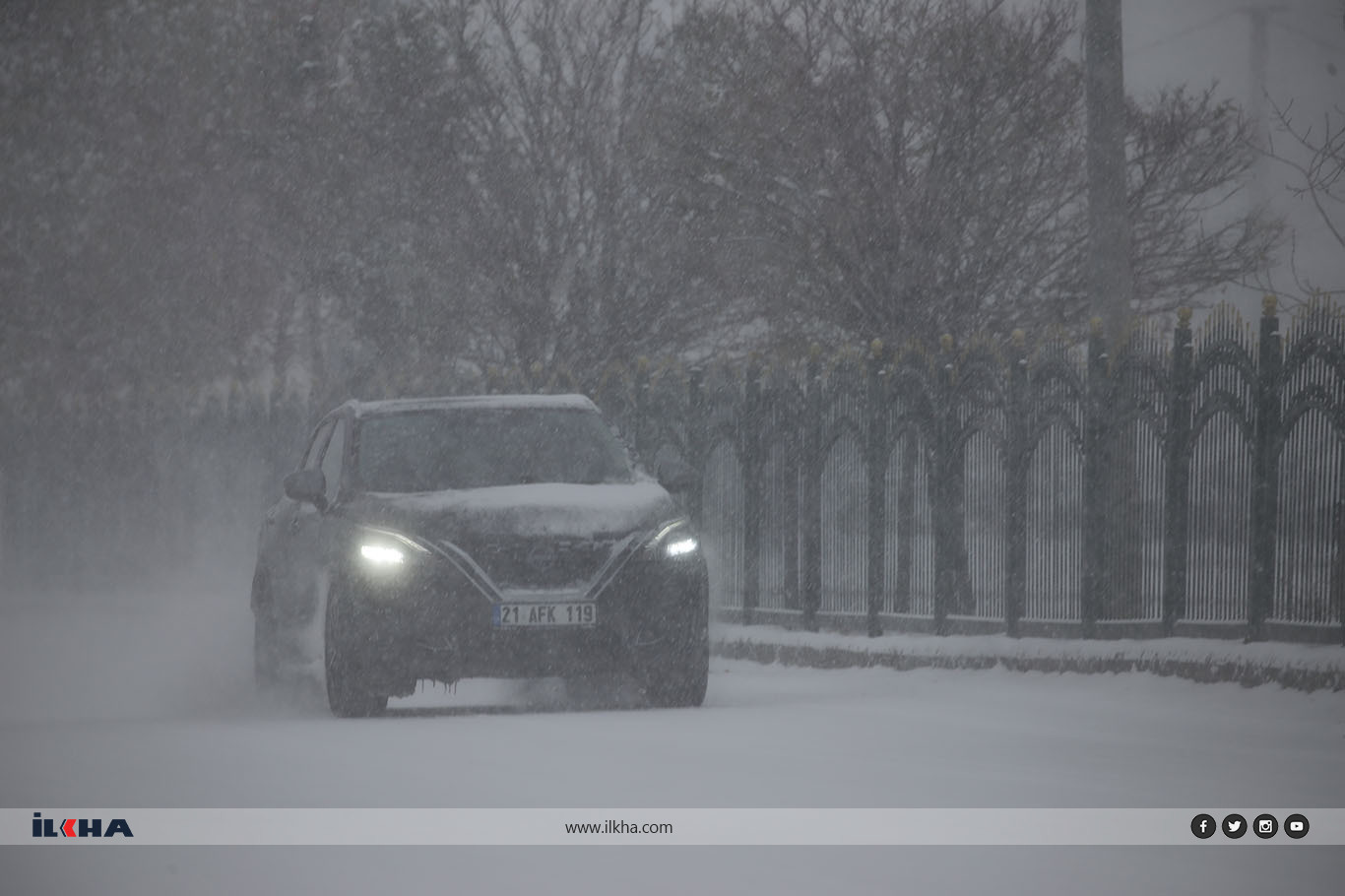 Diyarbakır’da karla mücadele yetersiz kaldı, ulaşım aksadı