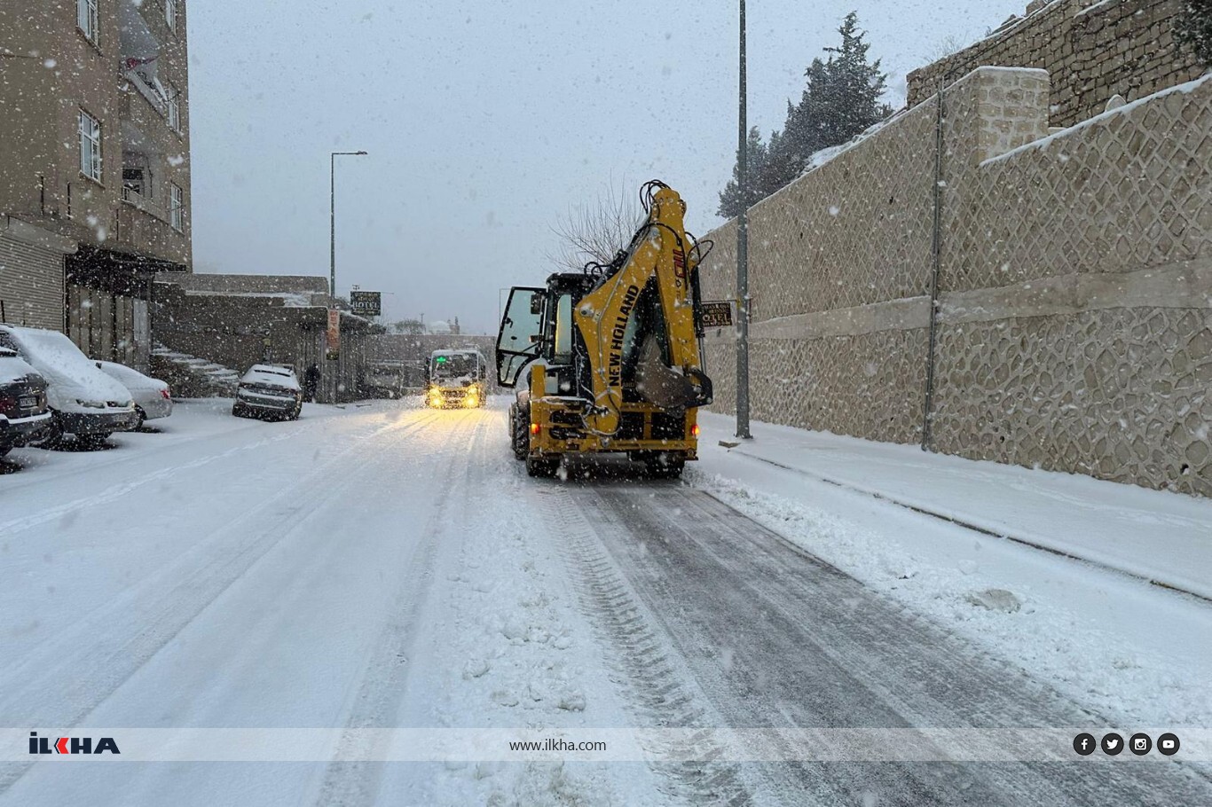 Mardin’de yılın ilk karı yağdı