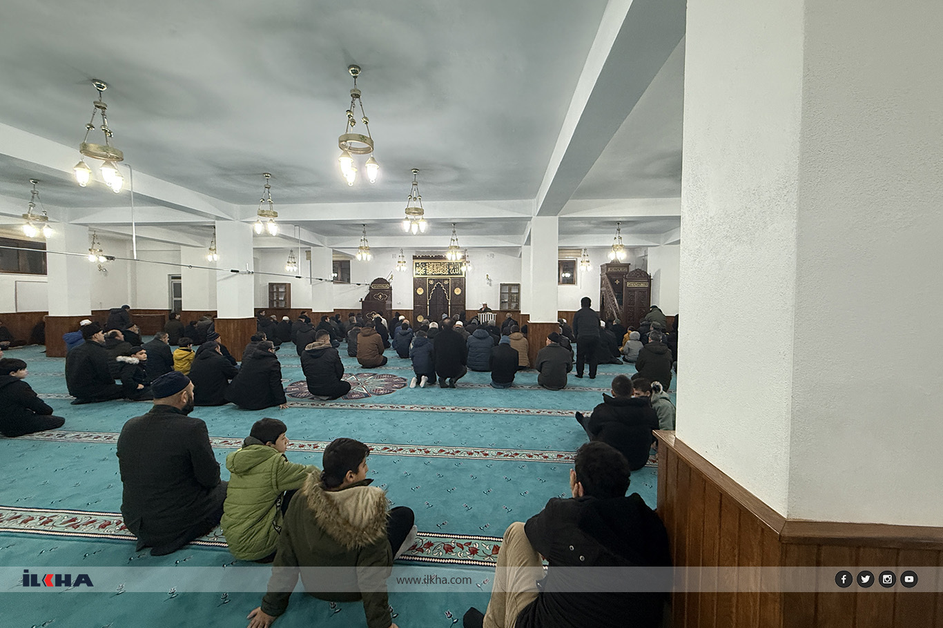 Konya’da gençler yeni yılın ilk sabah namazında buluştu