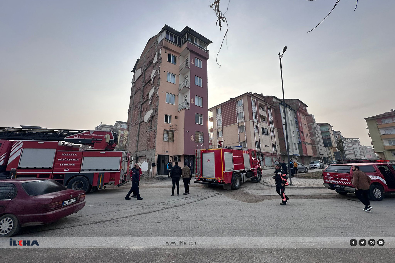 Ocakta unutulan yemek ev yangınına neden oldu 