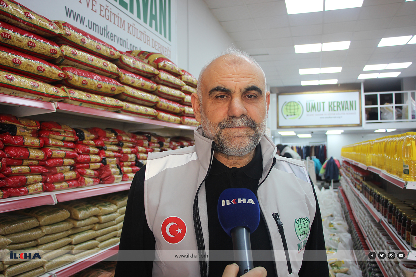 Gaziantep Umut Kervanı üç aylar münasebetiyle yüzlerce ailenin yüzünü güldürdü