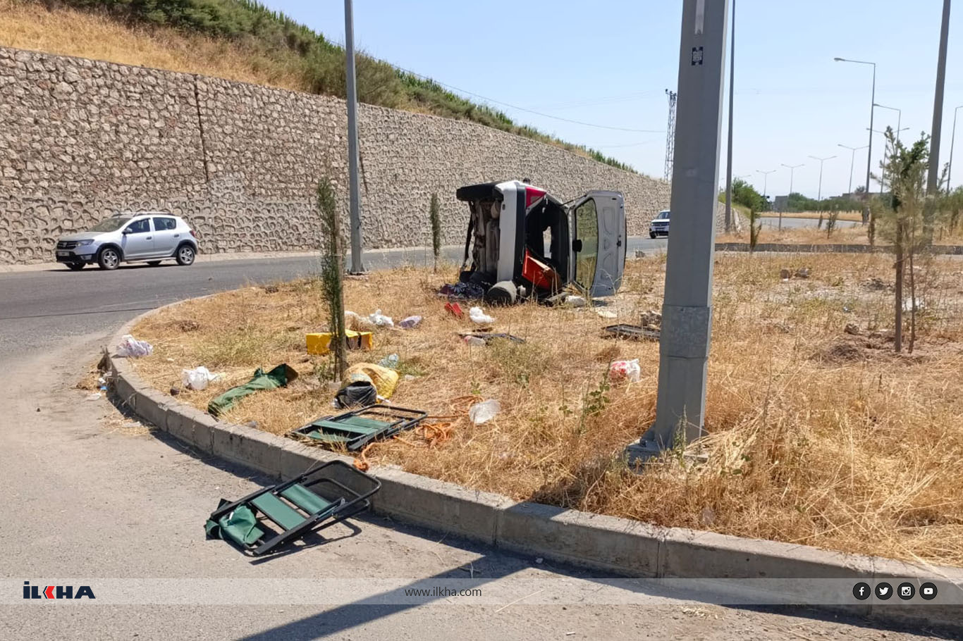 Batman'da pikniğe giderken kaza: 5 yaralı Batman'da pikniğe giderken kaza: 5 yaralı