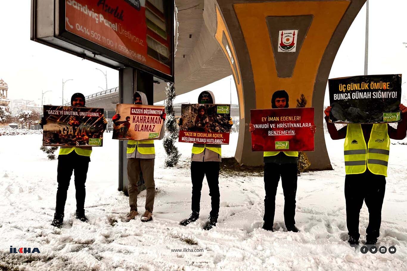 Hür Gençlik Şanlıurfa’dan Gazze için anlamlı farkındalık çalışması