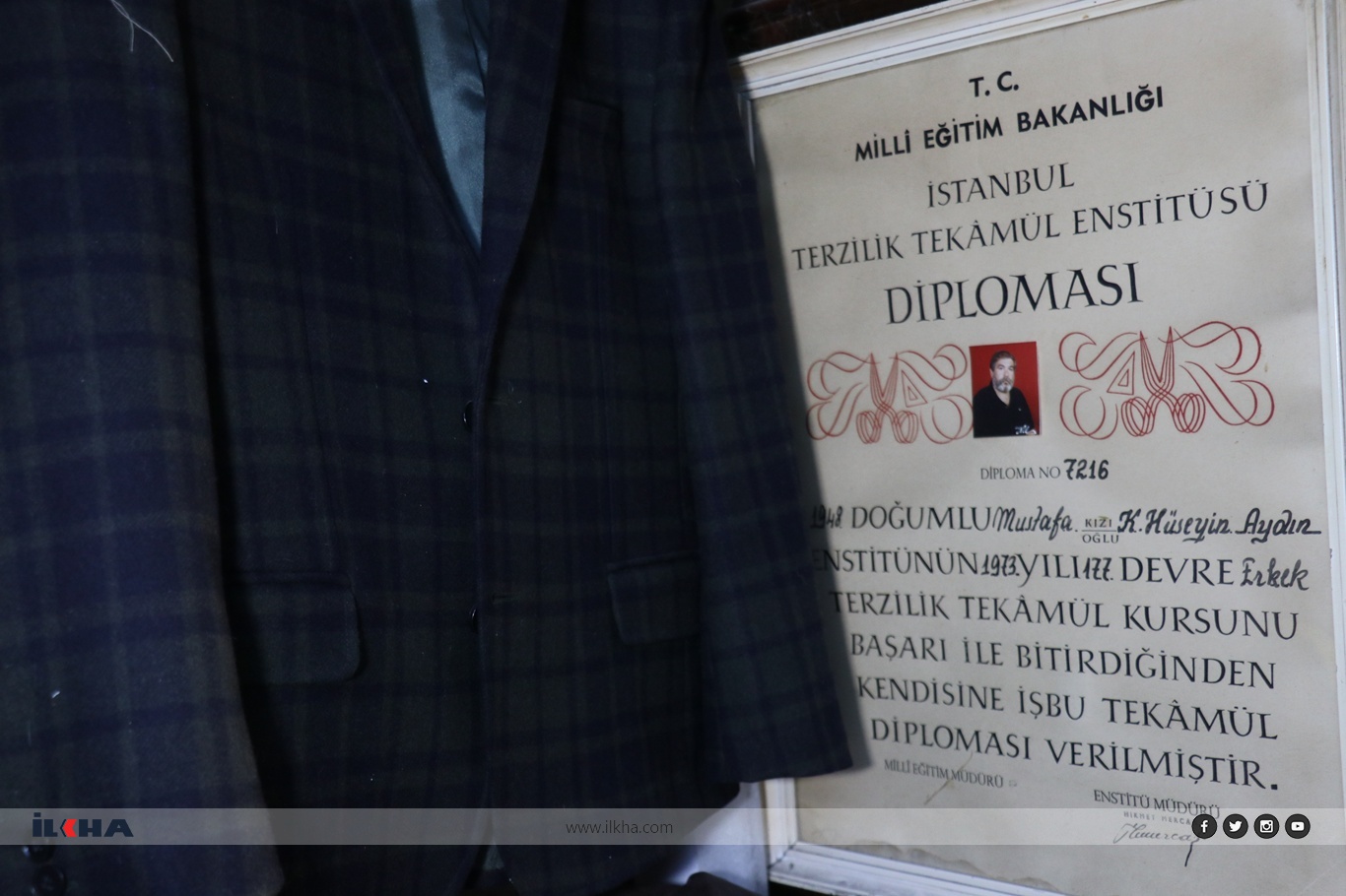 67 yıldır aynı yerde terzilik yapıyor