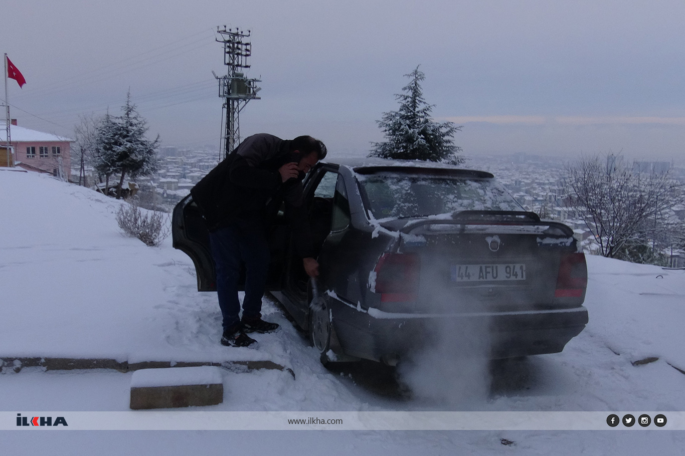 Malatya'da kış mevsiminin ilk kar yağışı: Sevinç ve mağduriyet bir arada 