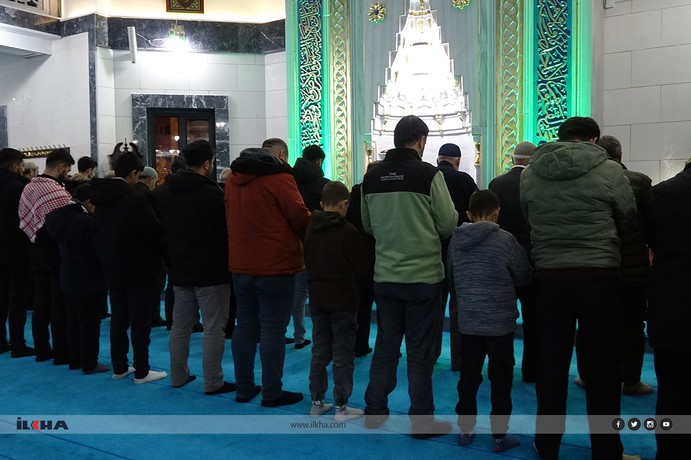 Ağrı Merkez Camiinde sabah namazı buluşması gerçekleştirildi