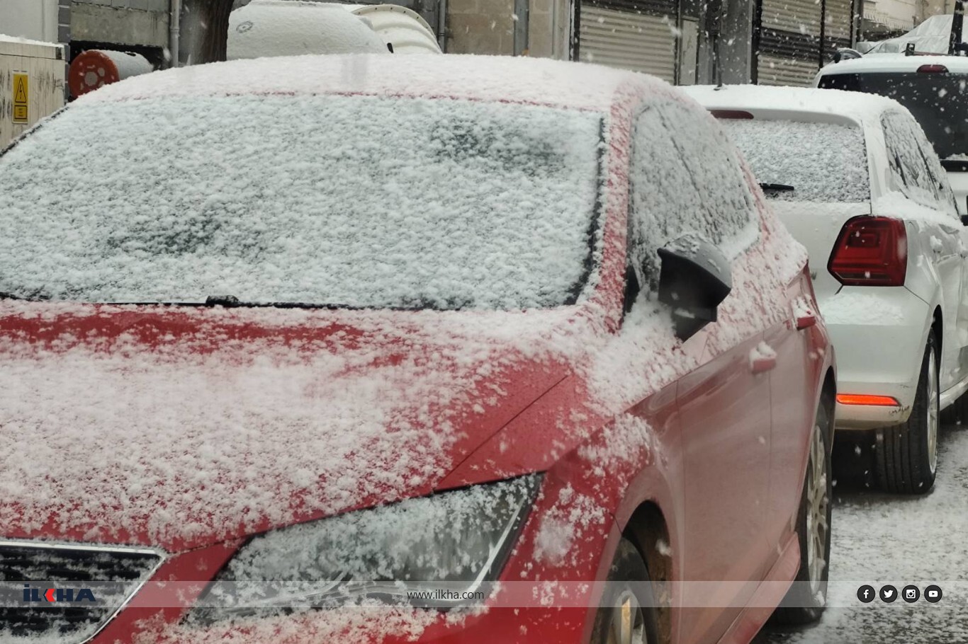 Mardin ve ilçelerinde kar yağışı 