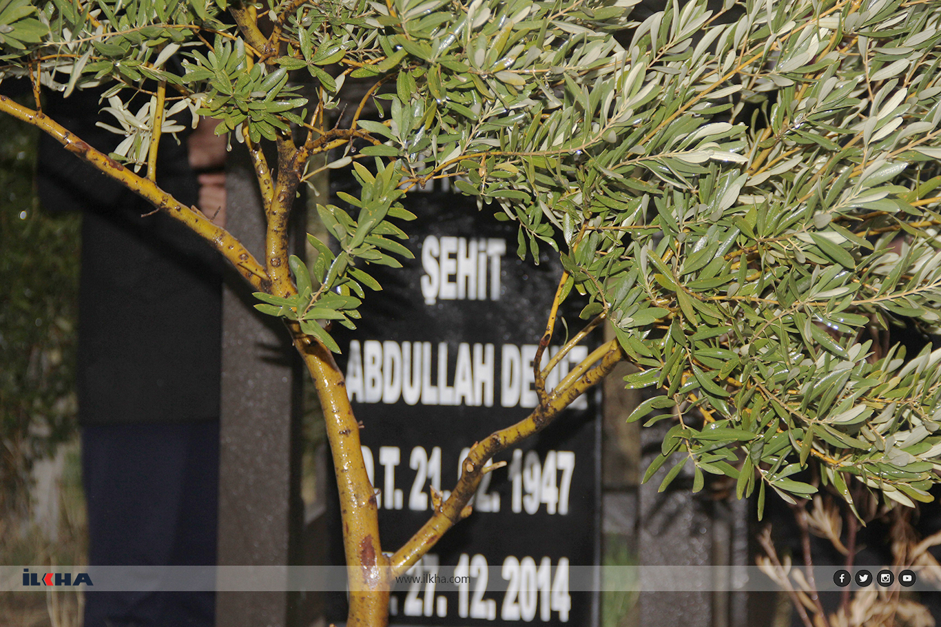 Abdullah Deniz şehadetinin 11. yıl dönümünde kabri başında yâd edildi