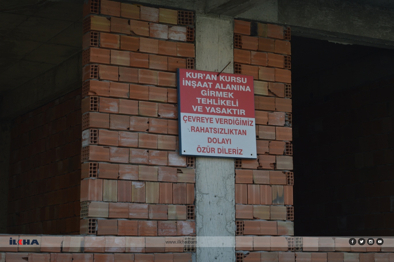 Çocuklara Kur’an kursu diye başlanan inşaat, 3 yıldır madde bağımlılarının mekânı oldu