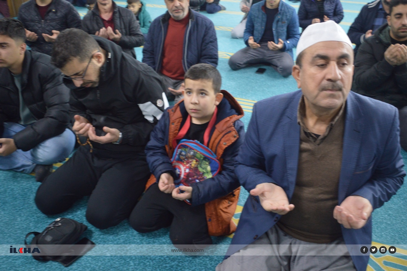 Siirt’te Regaib Kandili’nde Filistin ve mazlum coğrafyalar için dualar edildi