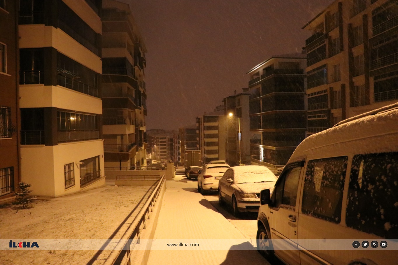 Ankara’da kar yağışı etkili oldu