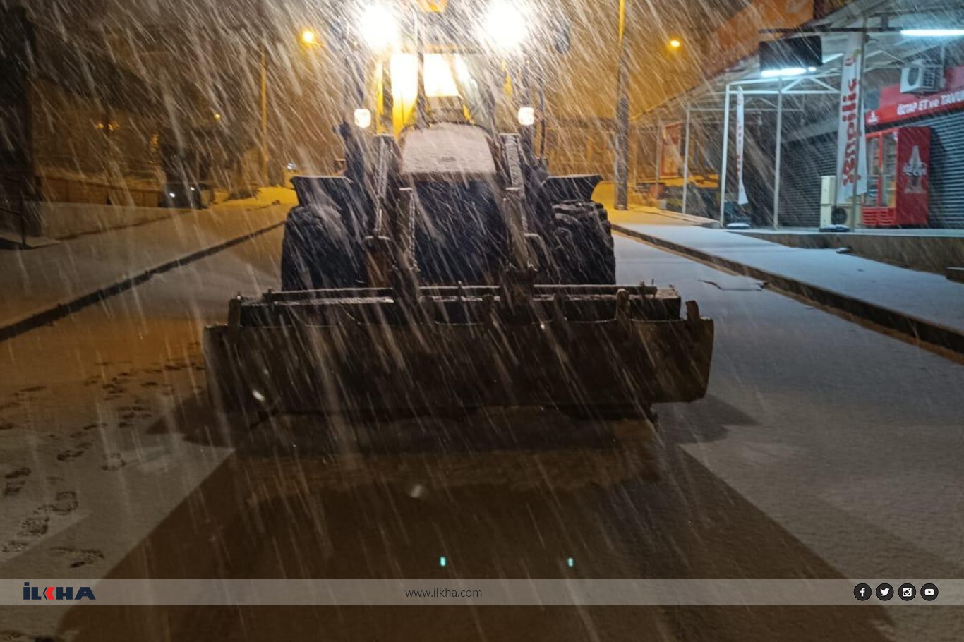 Mardin’de yılın ilk karı yağdı