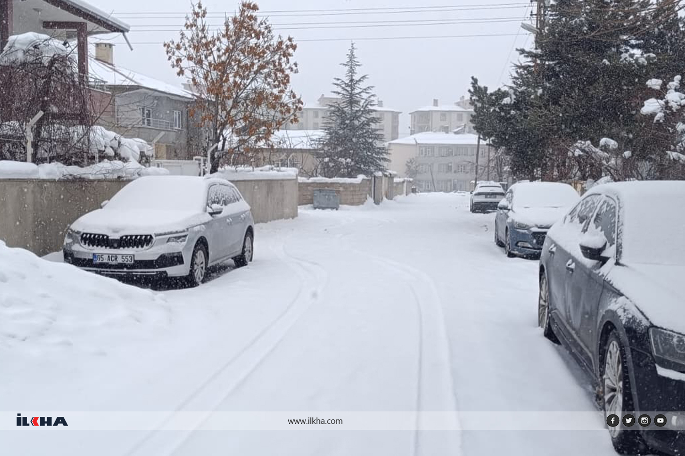 Van’da kar yağışı yeniden şiddetlendi: 625 yerleşim yerinin yolu kapandı