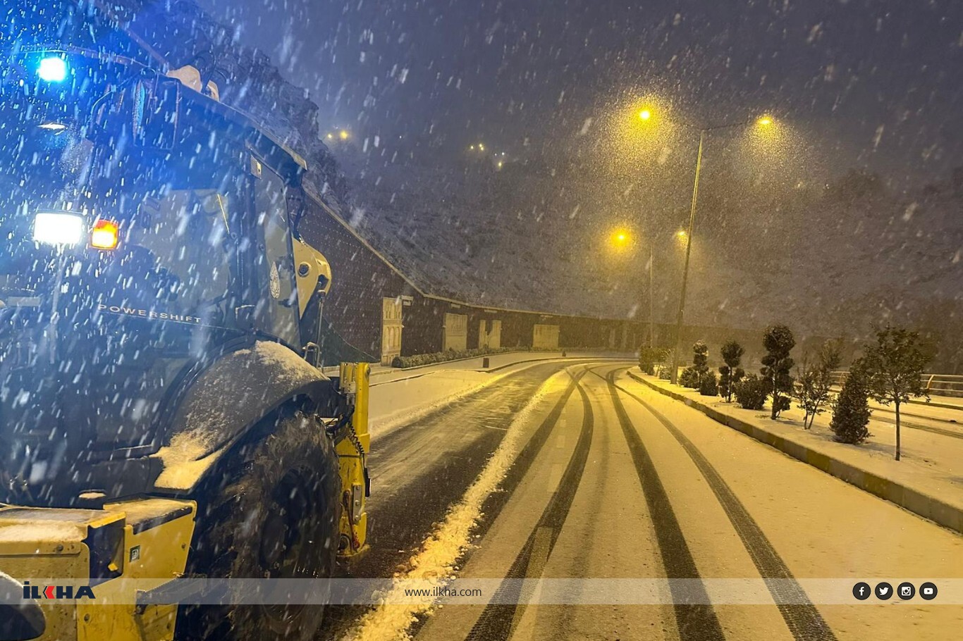 Mardin’de yılın ilk karı yağdı